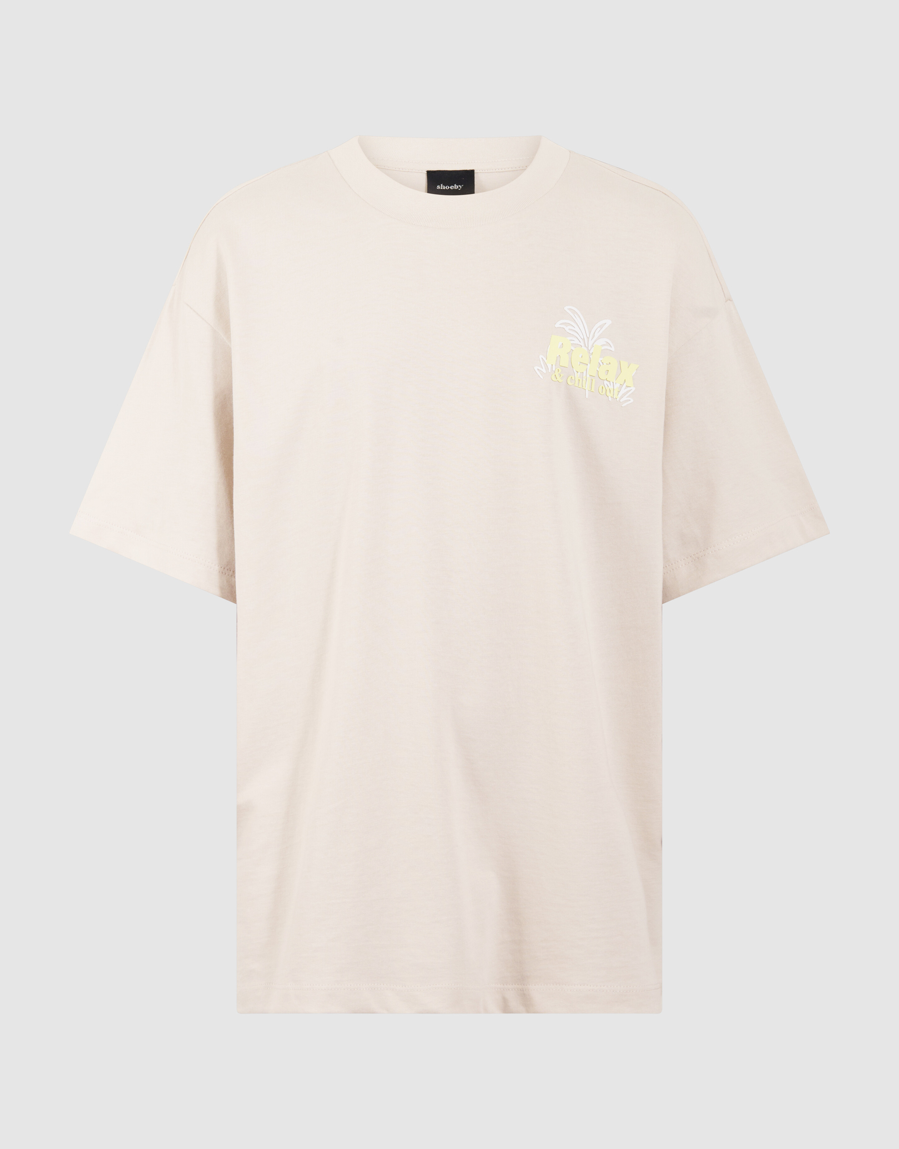 Relax Artwork T-shirt Beige SHOEBY BOYS