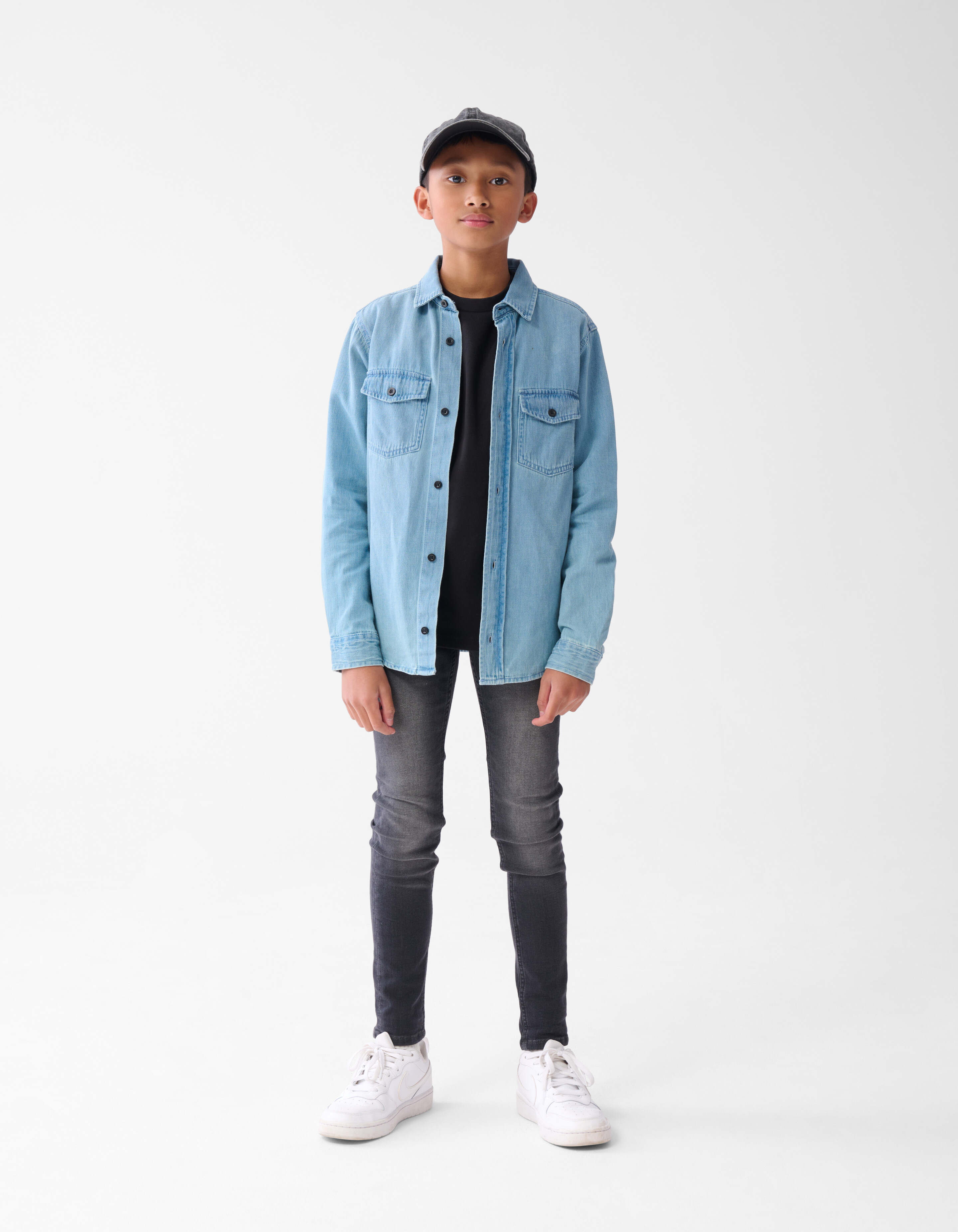 Denim Overhemd Blauw SHOEBY BOYS