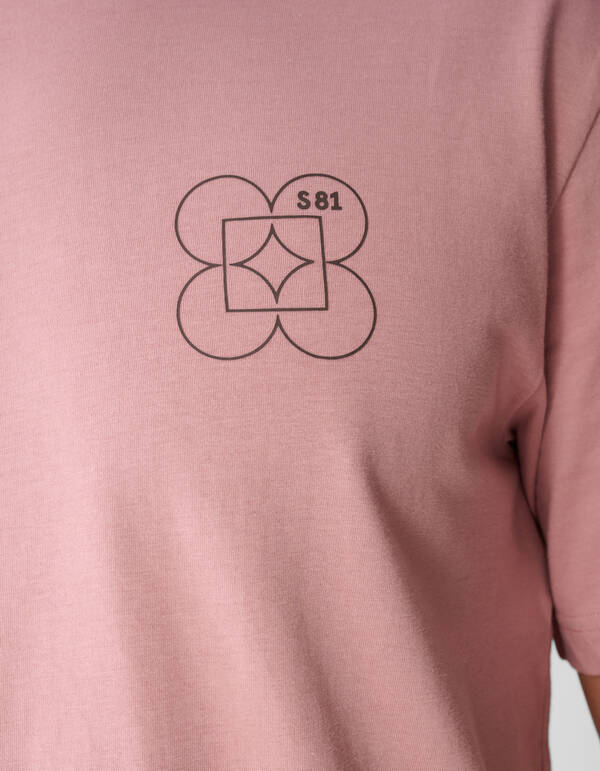 Spark Artwork T-shirt Roze SHOEBY MEN