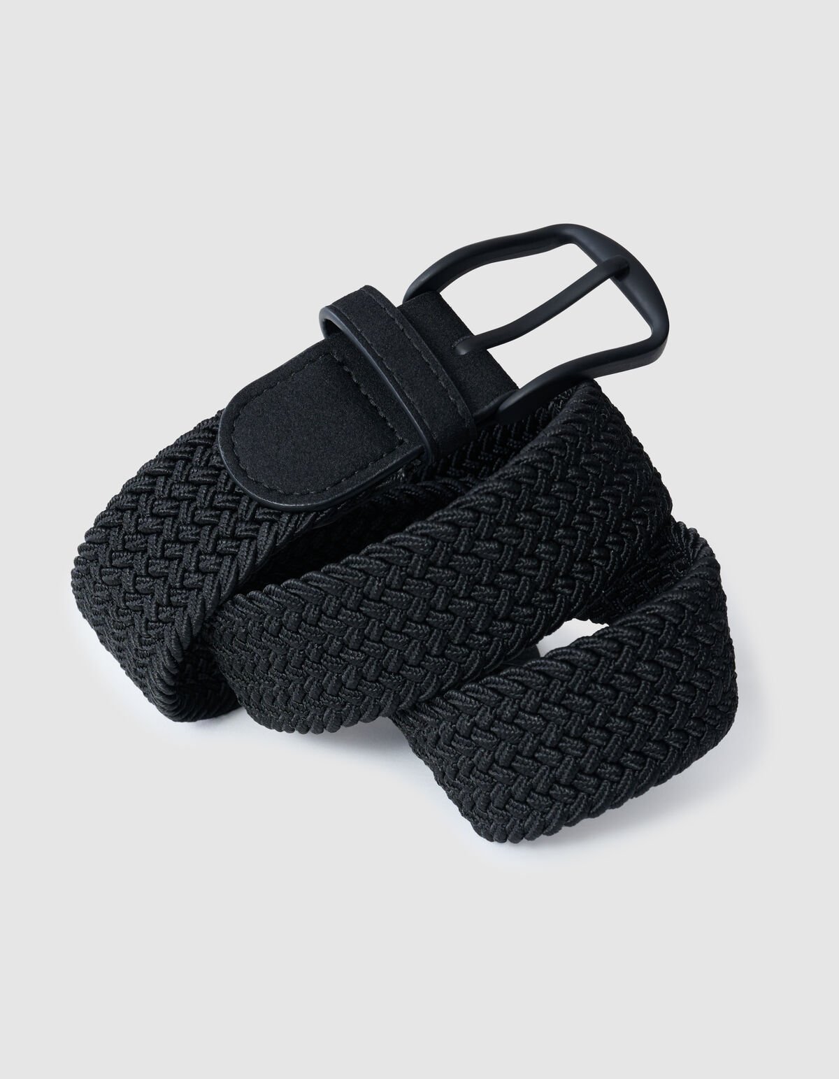 Gevlochten Riem Zwart SHOEBY ACCESSOIRES