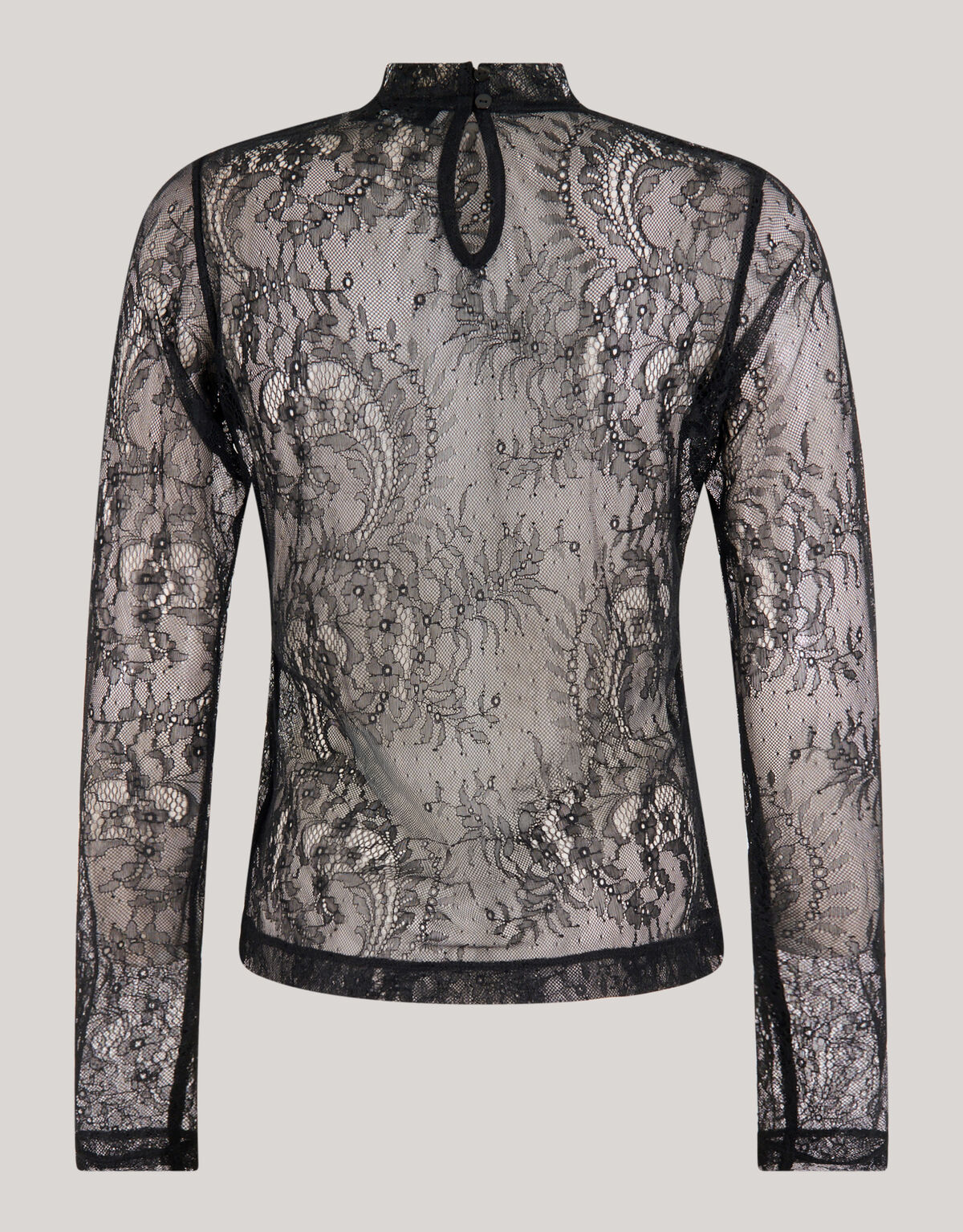 Kanten Top Zwart By Monica SHOEBY WOMEN