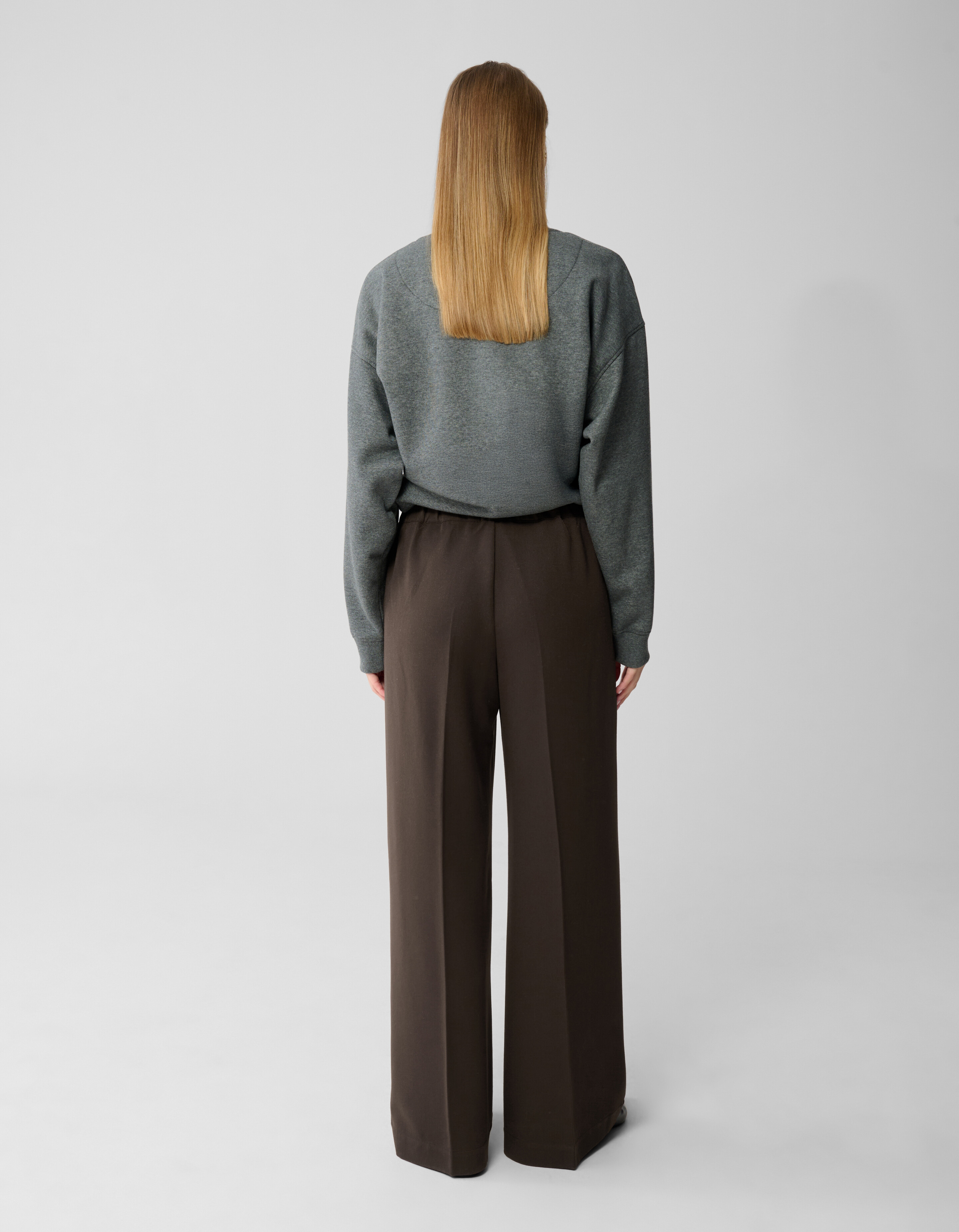 Wide Leg Fit Broek Donkerbruin By Lonneke SHOEBY WOMEN