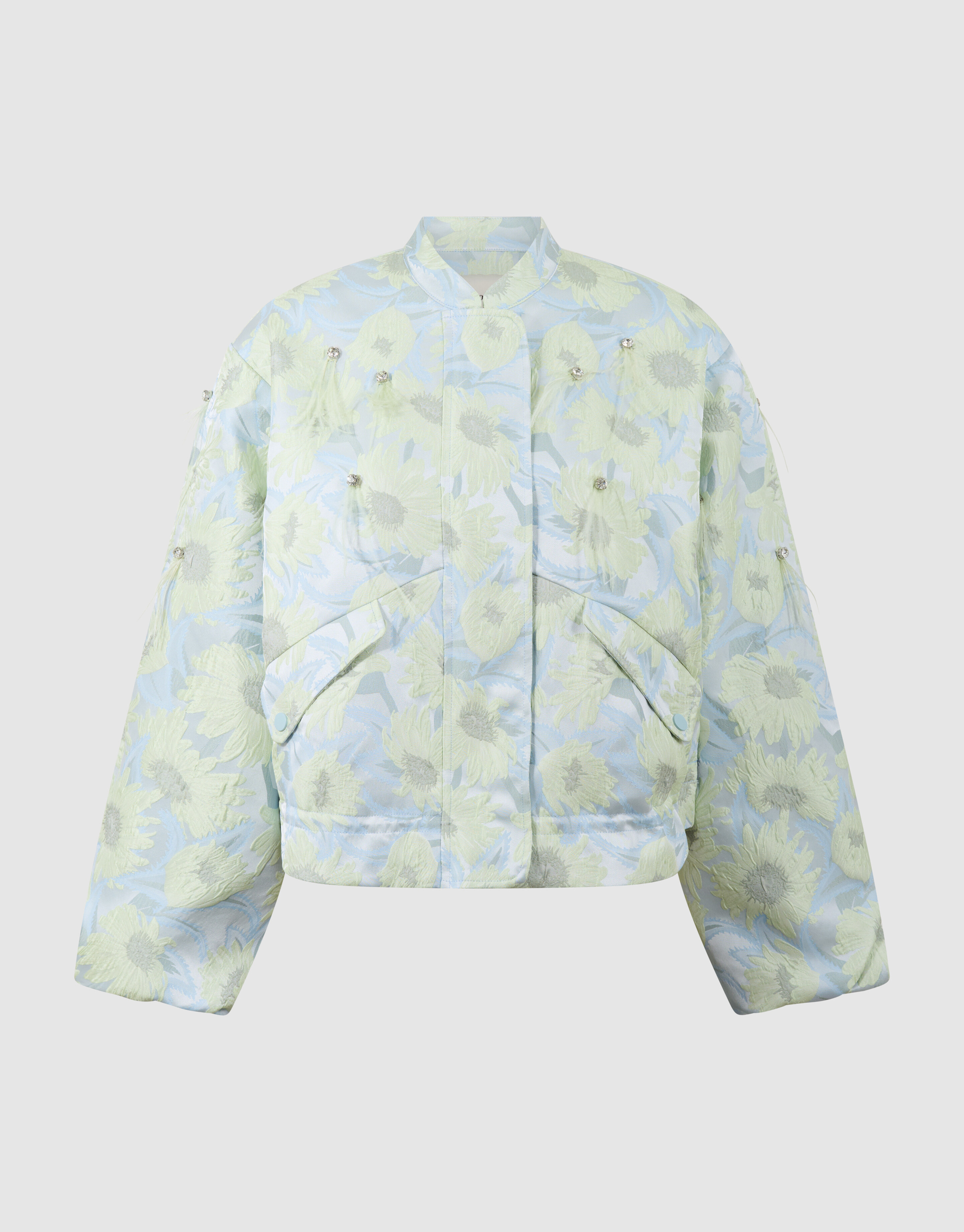 Oversized Strass Jacquard Jack Lichtblauw SHOEBY WOMEN