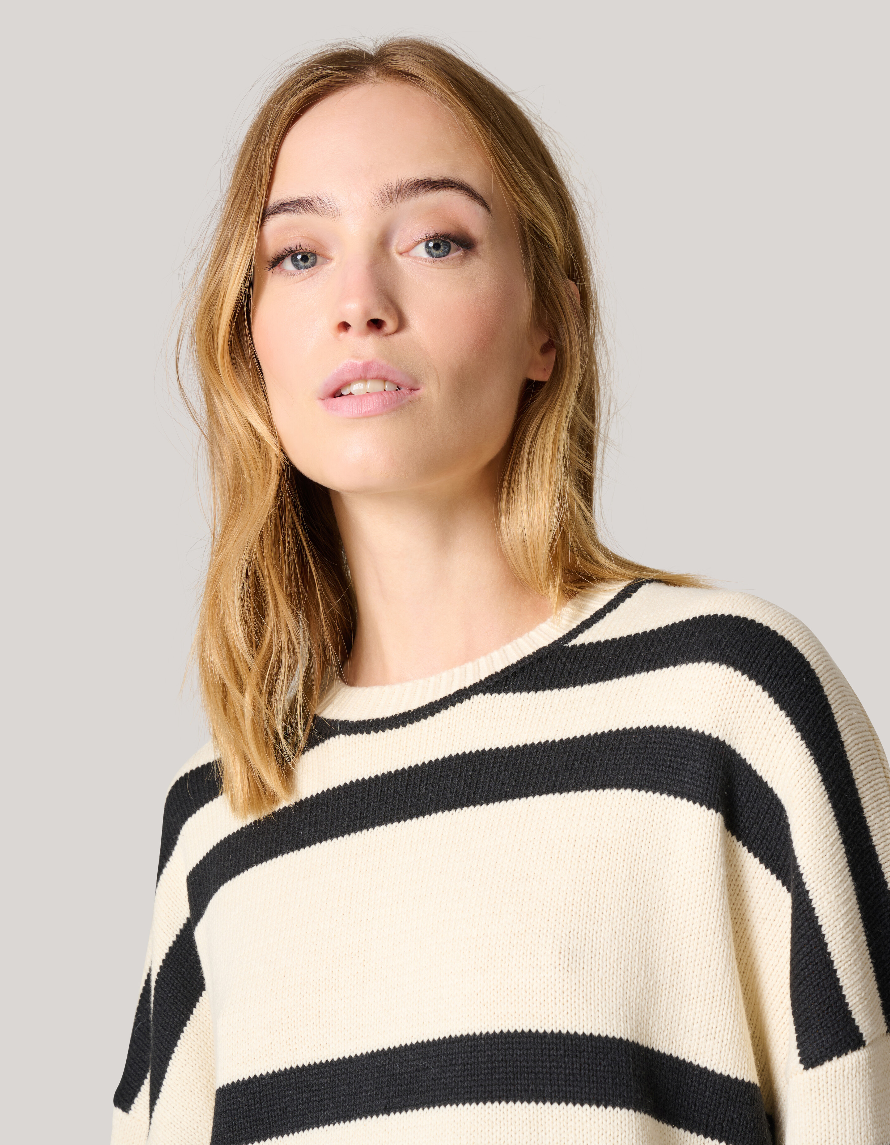 Stripe Trui Gebrokenwit SHOEBY WOMEN