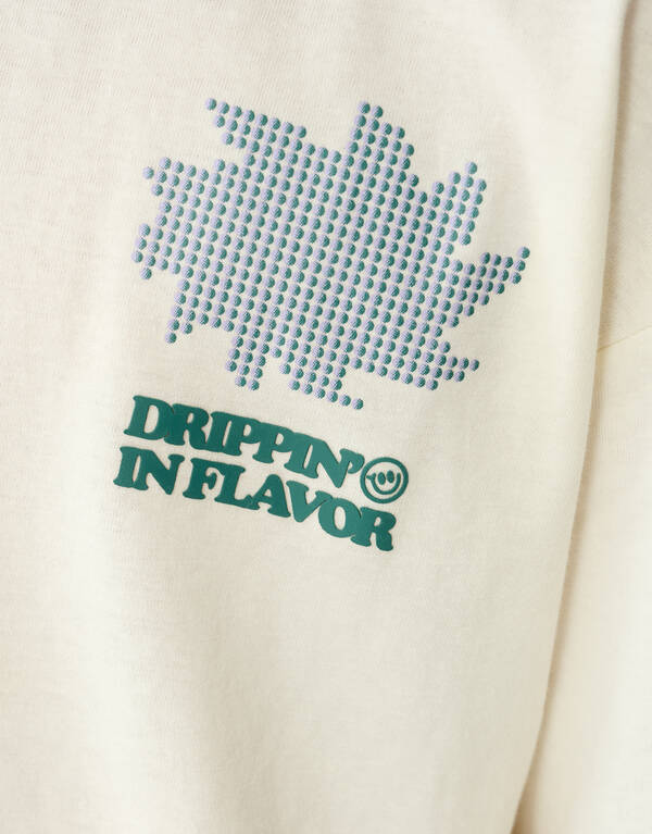 Flavor Artwork T-shirt Gebroken Wit SHOEBY BOYS