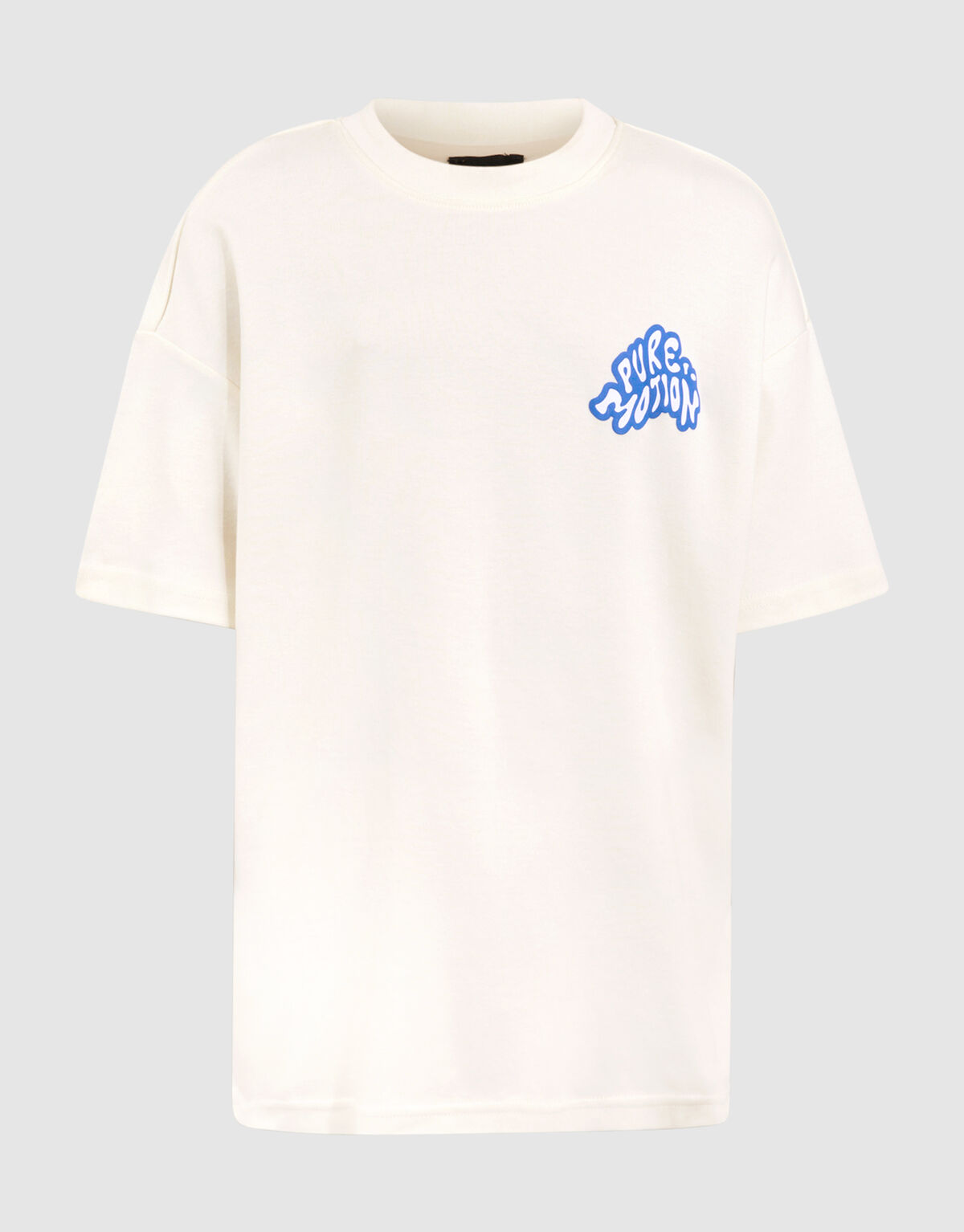 Motion Artwork T-shirt Gebroken Wit SHOEBY BOYS