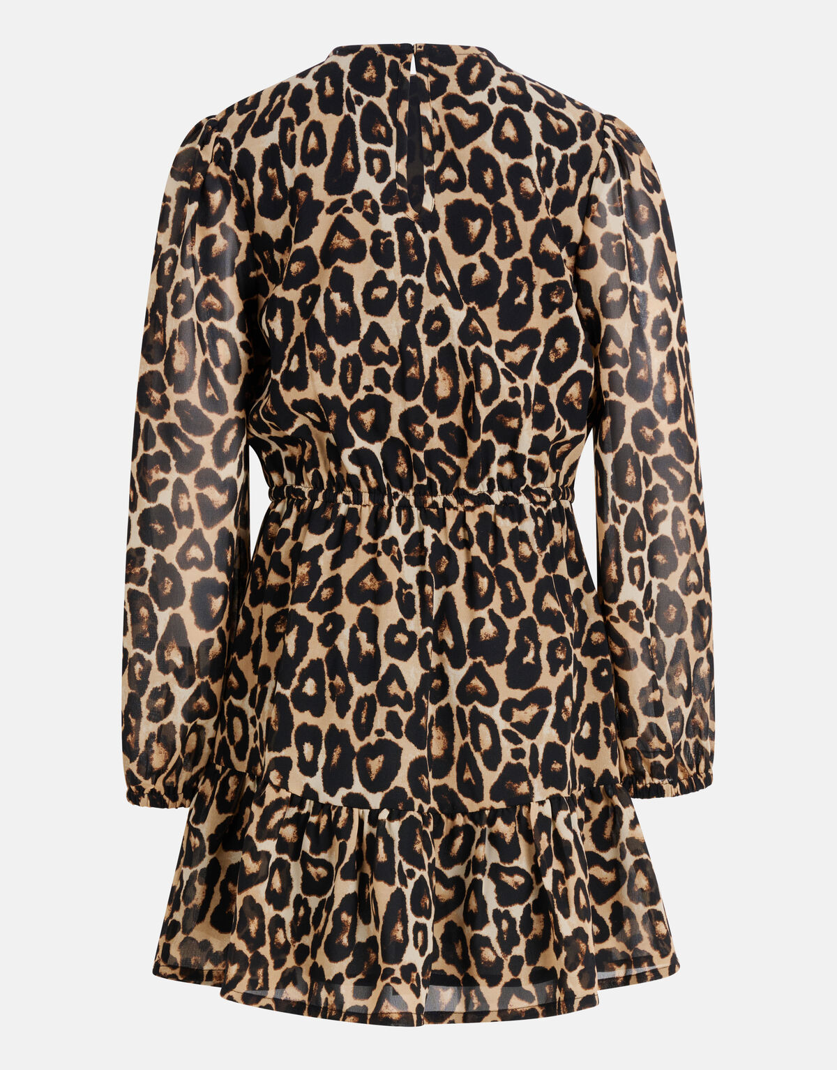 Leopard Print Jurk Bruin SHOEBY GIRLS
