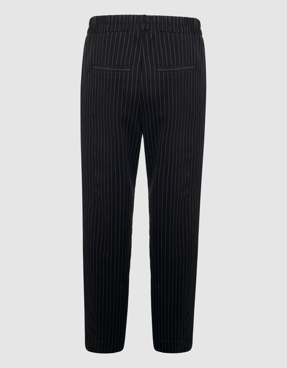 Pinstripe Wide Leg Broek Zwart SHOEBY WOMEN