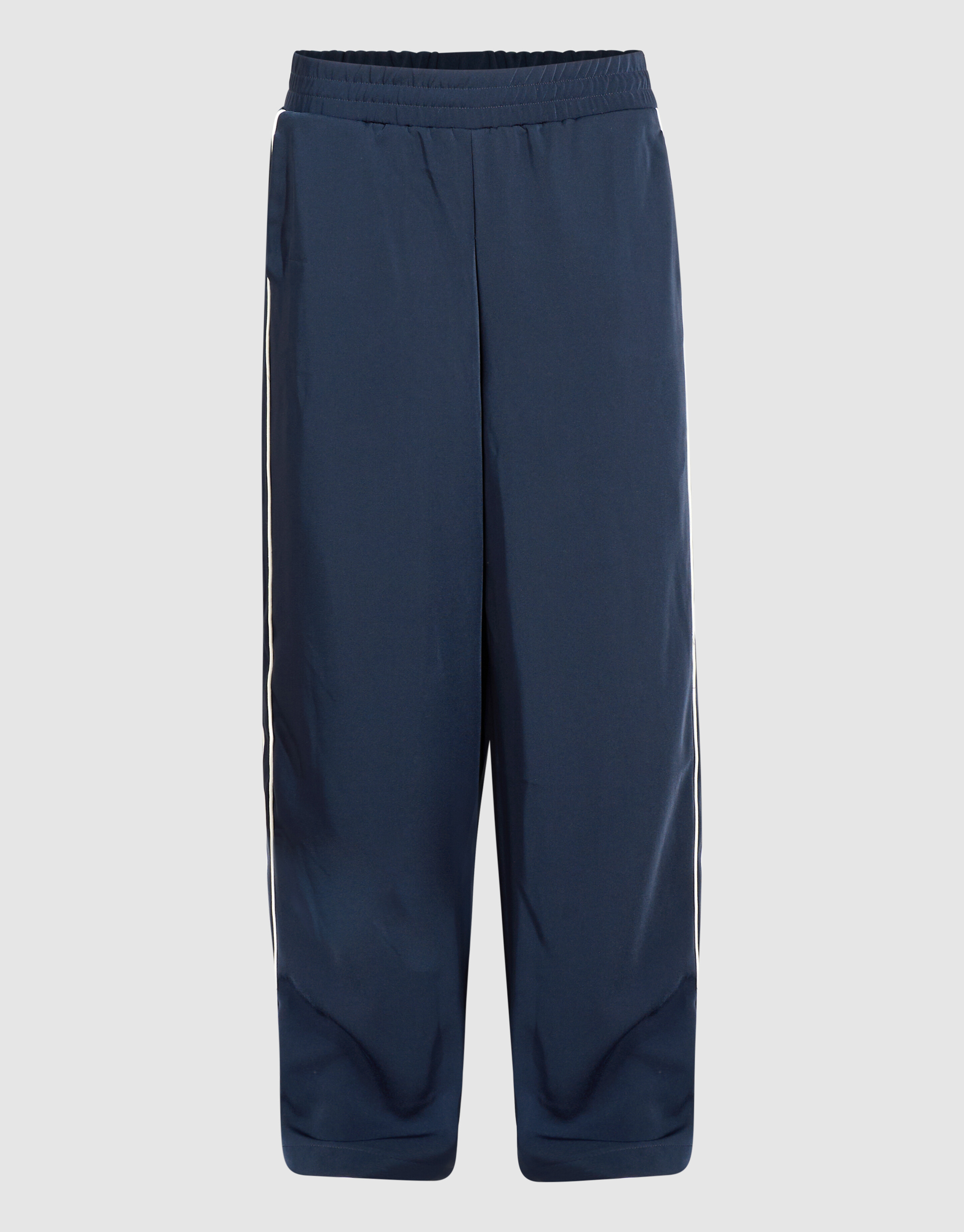 Sporty Piping Wide Leg Fit Broek Donkerblauw SHOEBY WOMEN