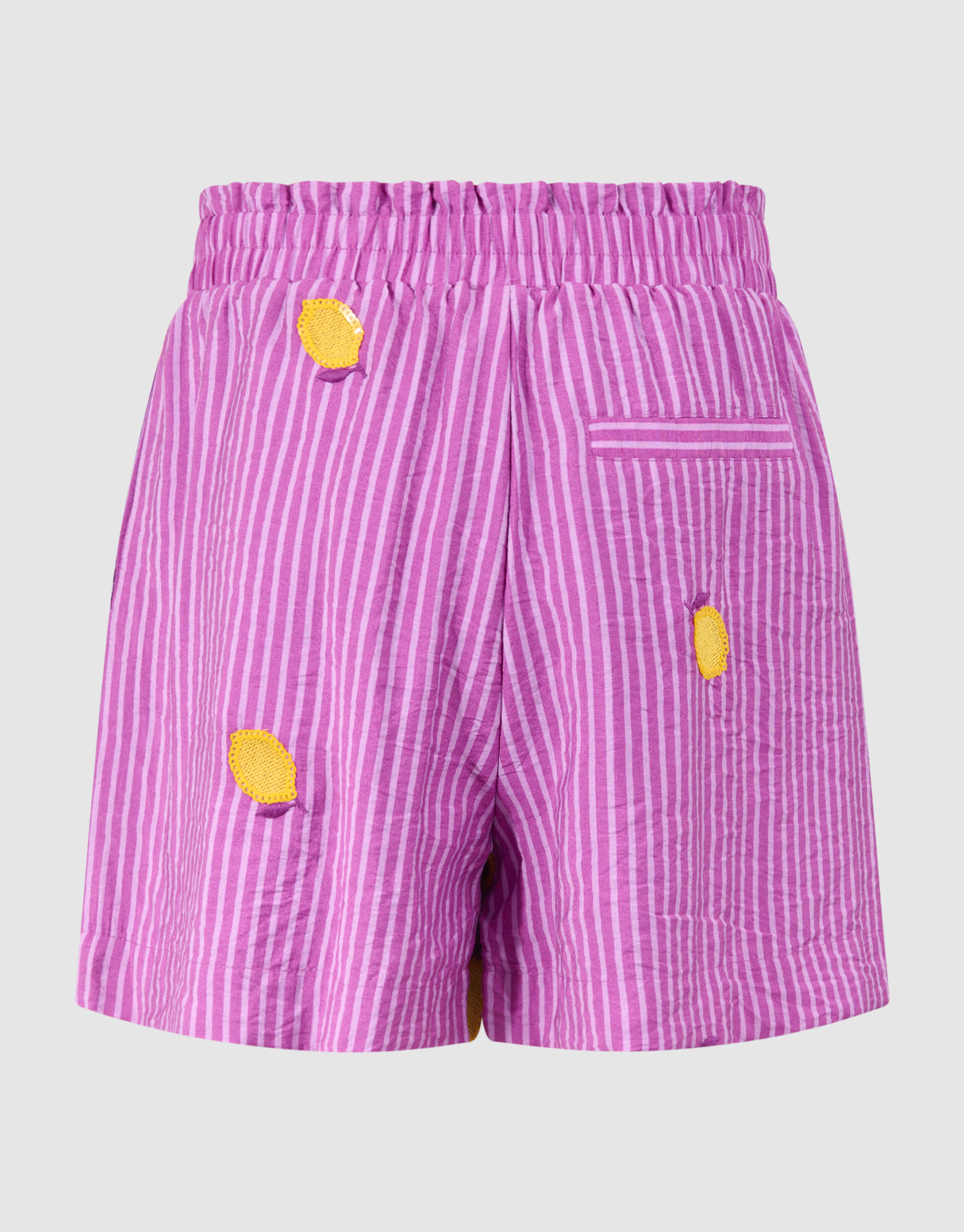 Lemon Pinstripe Short Paars SHOEBY GIRLS