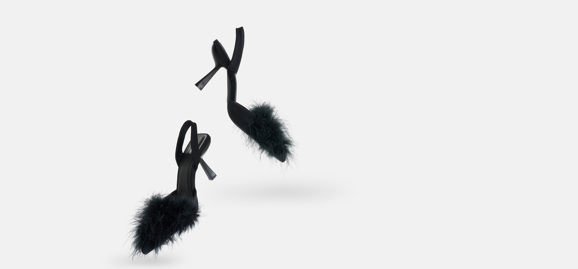 Feather Hakken Zwart SHOEBY SHOES