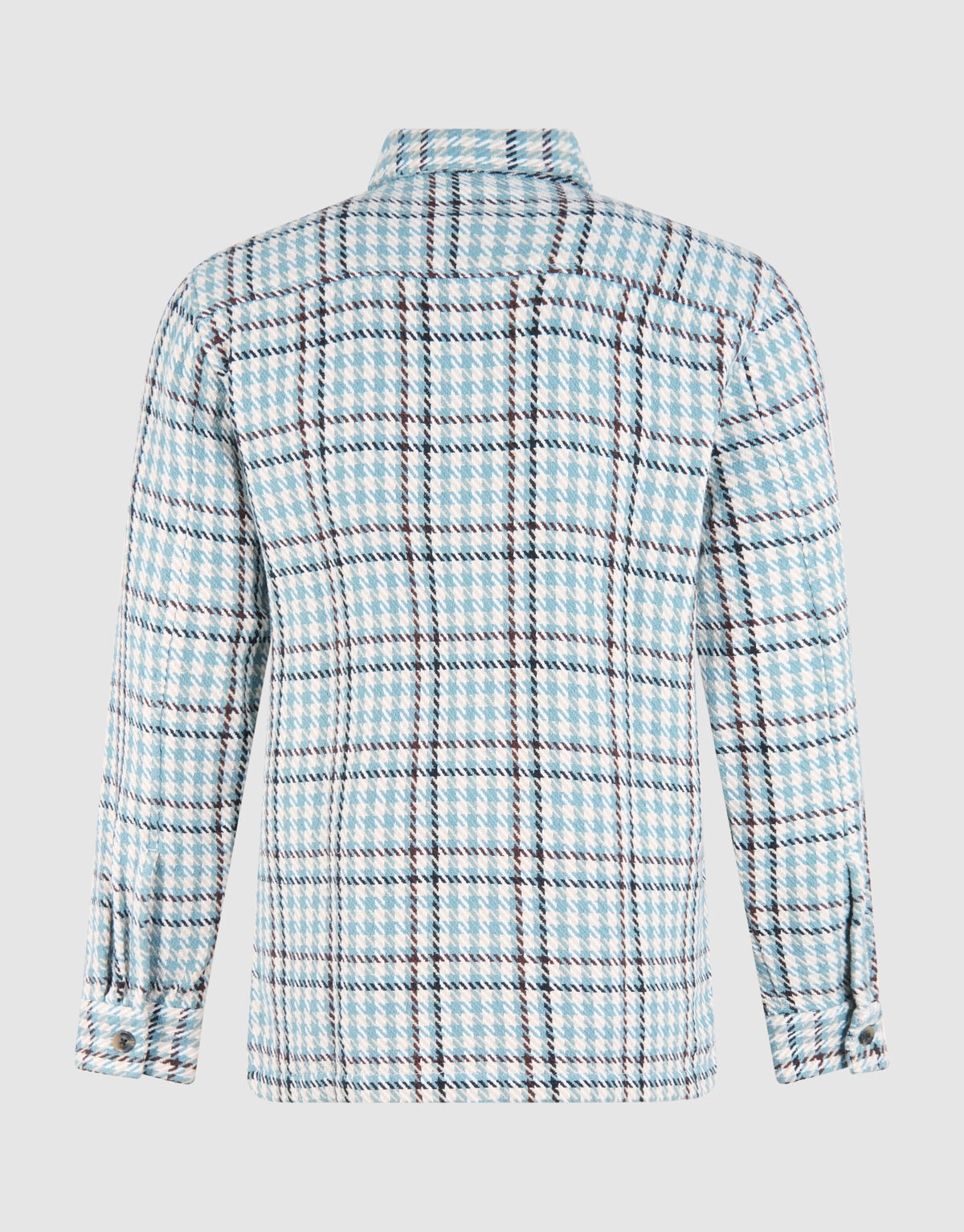 Ruiten Overshirt Lichtblauw SHOEBY MEN