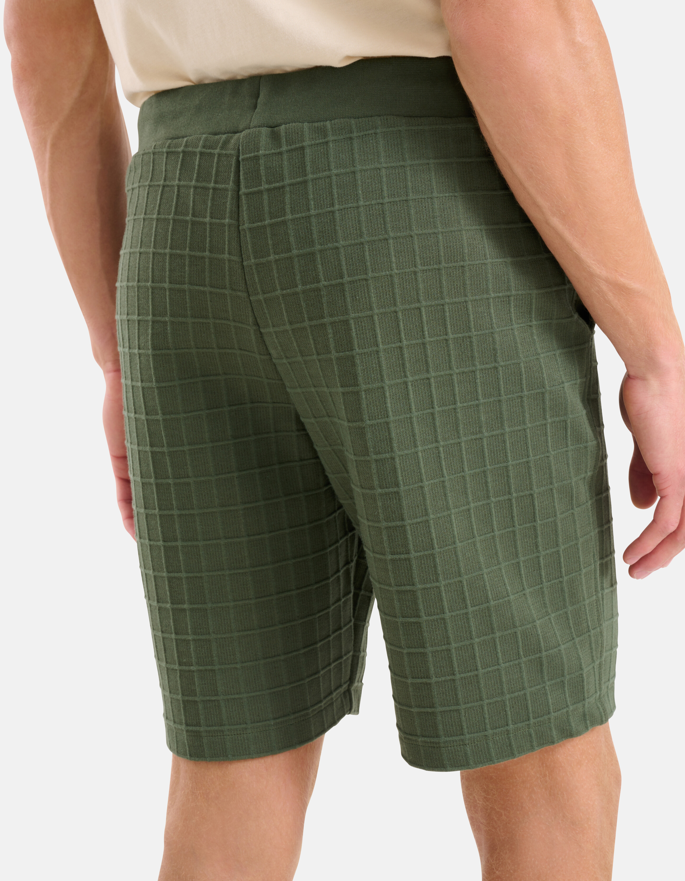 Structuur Short Donkergroen SHOEBY MEN