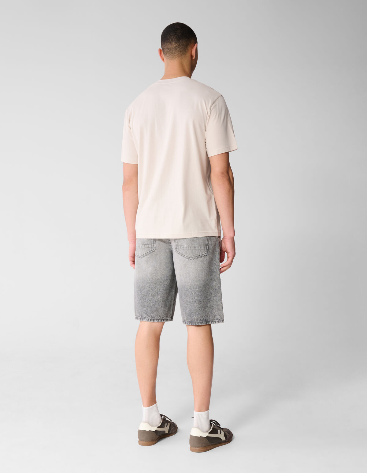 Eighty One T-shirt Lichtgrijs SHOEBY MEN