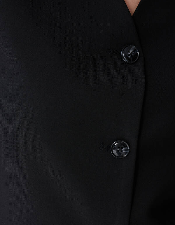 Cropped Gilet Zwart By Lonneke SHOEBY WOMEN