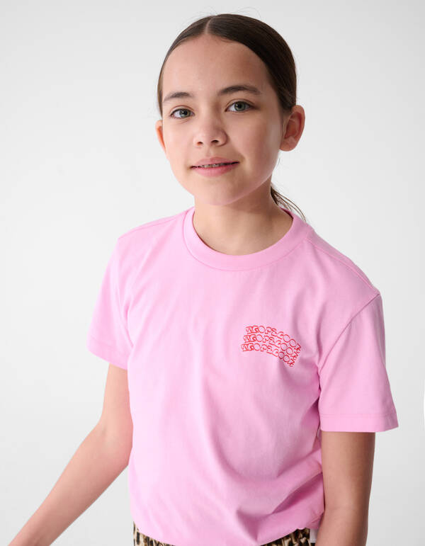 Fruit Disco Artwork T-shirt Roze SHOEBY GIRLS