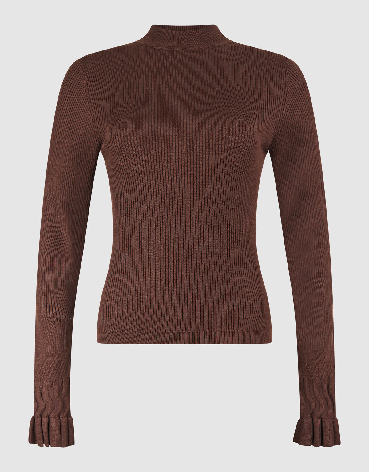 Frill Top Donkerbruin SHOEBY WOMEN
