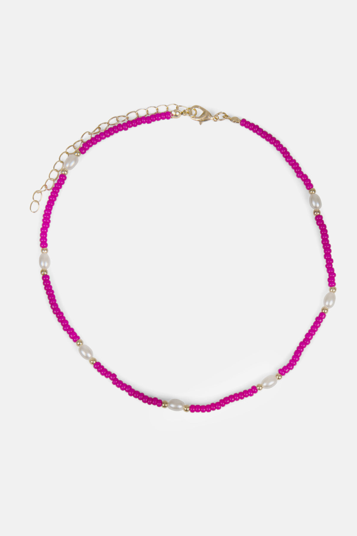 Small Pearls Ketting Roze SHOEBY ACCESSOIRES