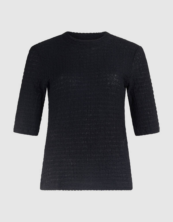 Crinkle Top Zwart SHOEBY WOMEN
