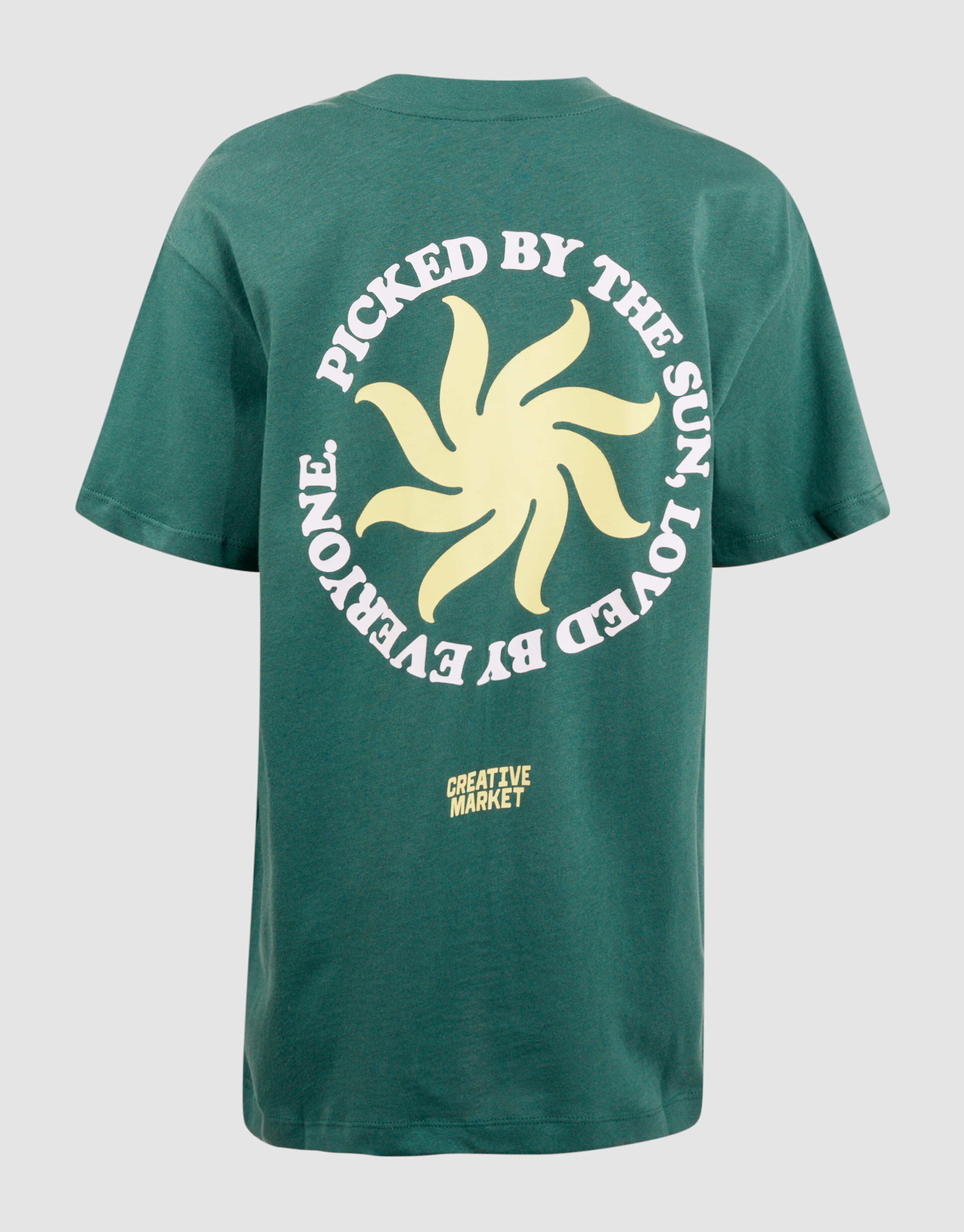 Market Artwork T-shirt Groen SHOEBY BOYS