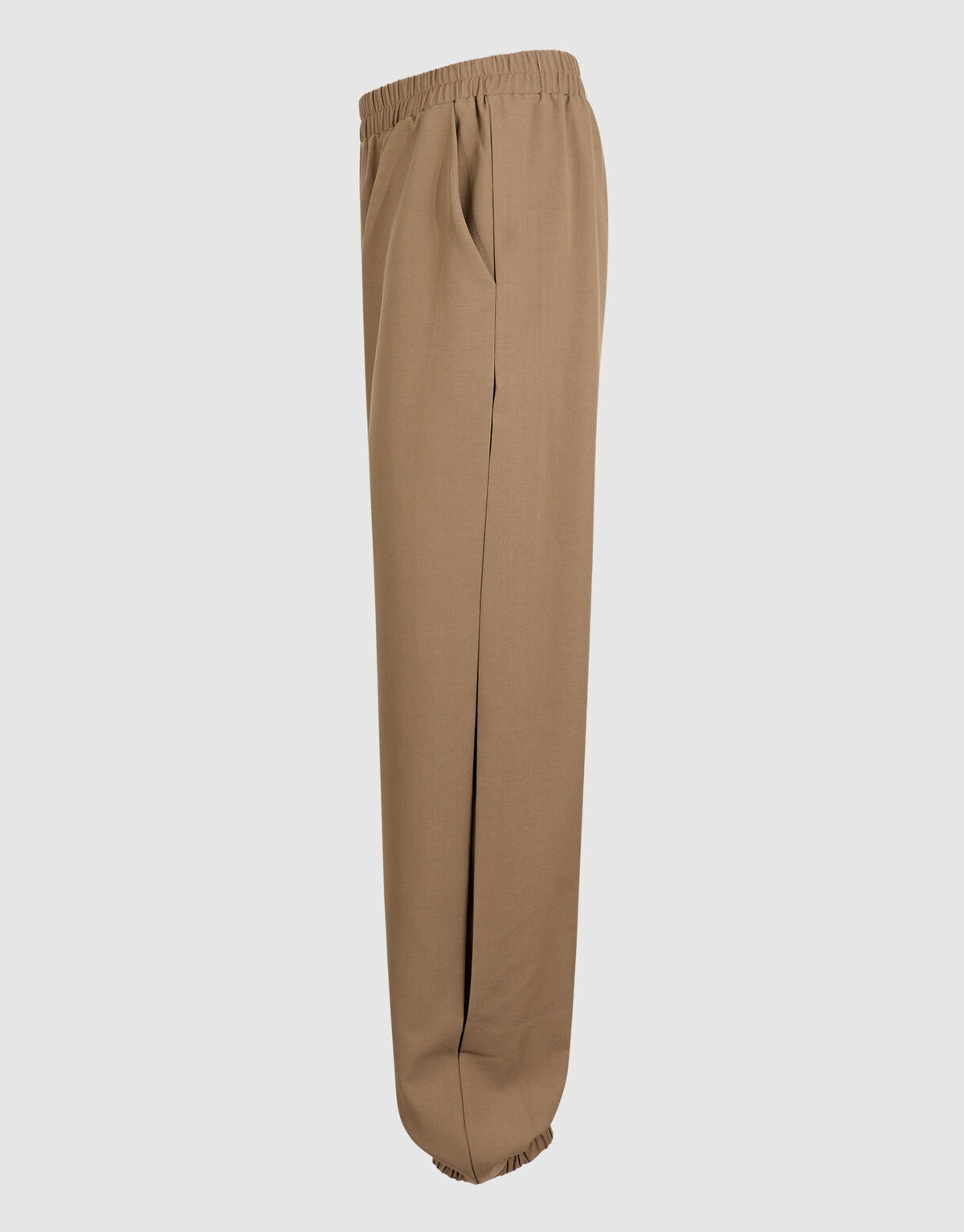 Pleat Balloon Fit Broek Bruin SHOEBY WOMEN