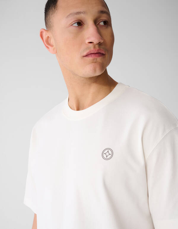 Spark T-shirt Gebroken Wit SHOEBY MEN