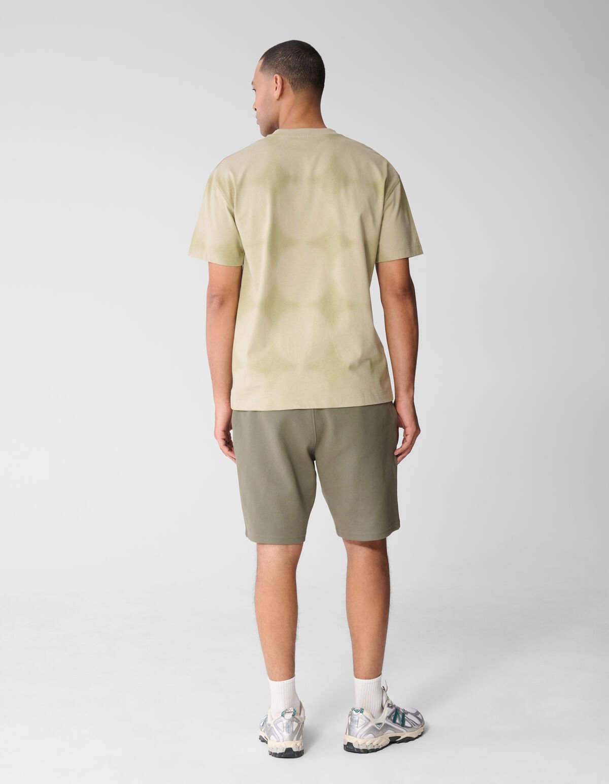All Over Spark Artwork T-shirt Lichtgroen SHOEBY MEN