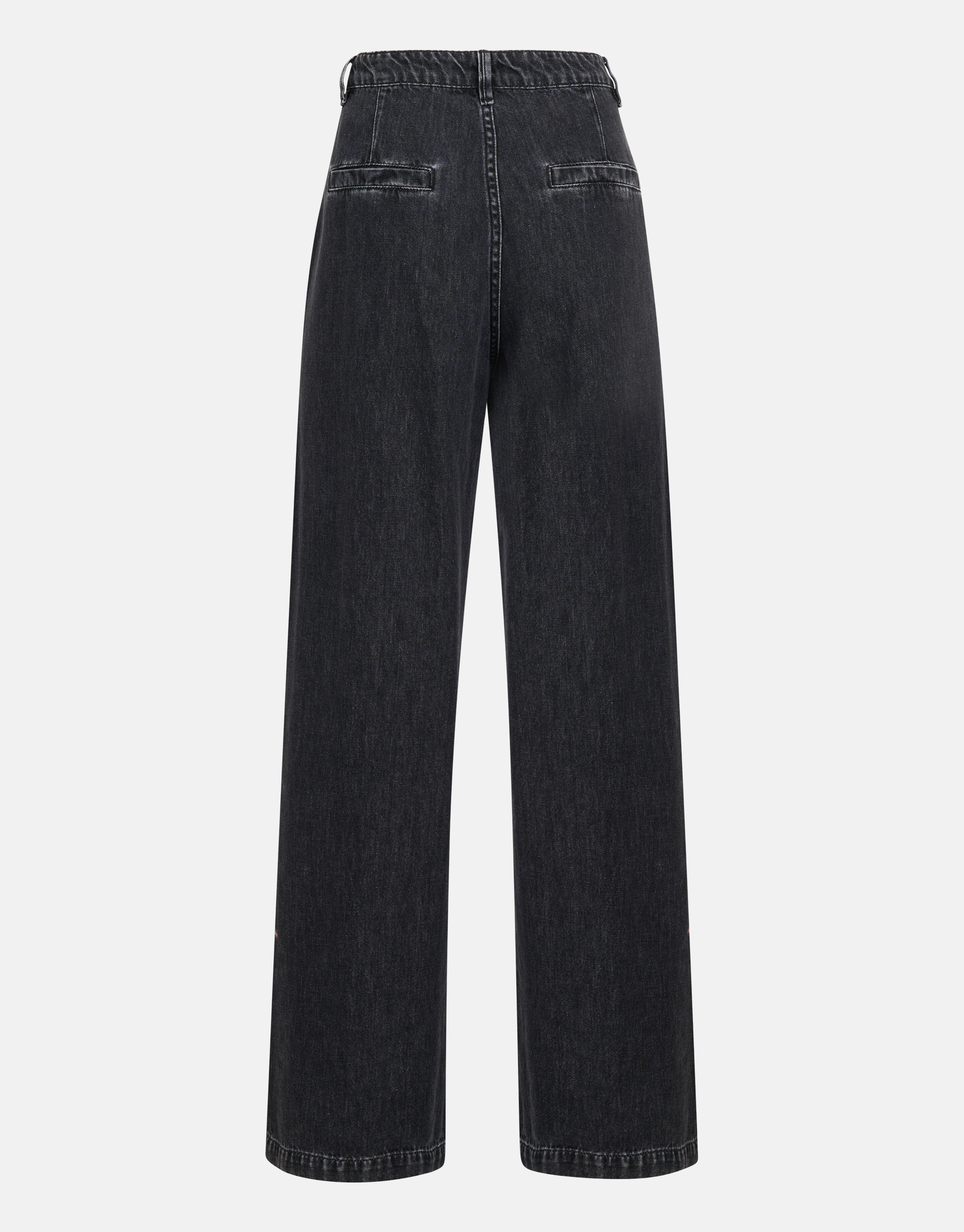 Strass Wide Leg Jeans Donkergrijs L32 By Mieke SHOEBY WOMEN