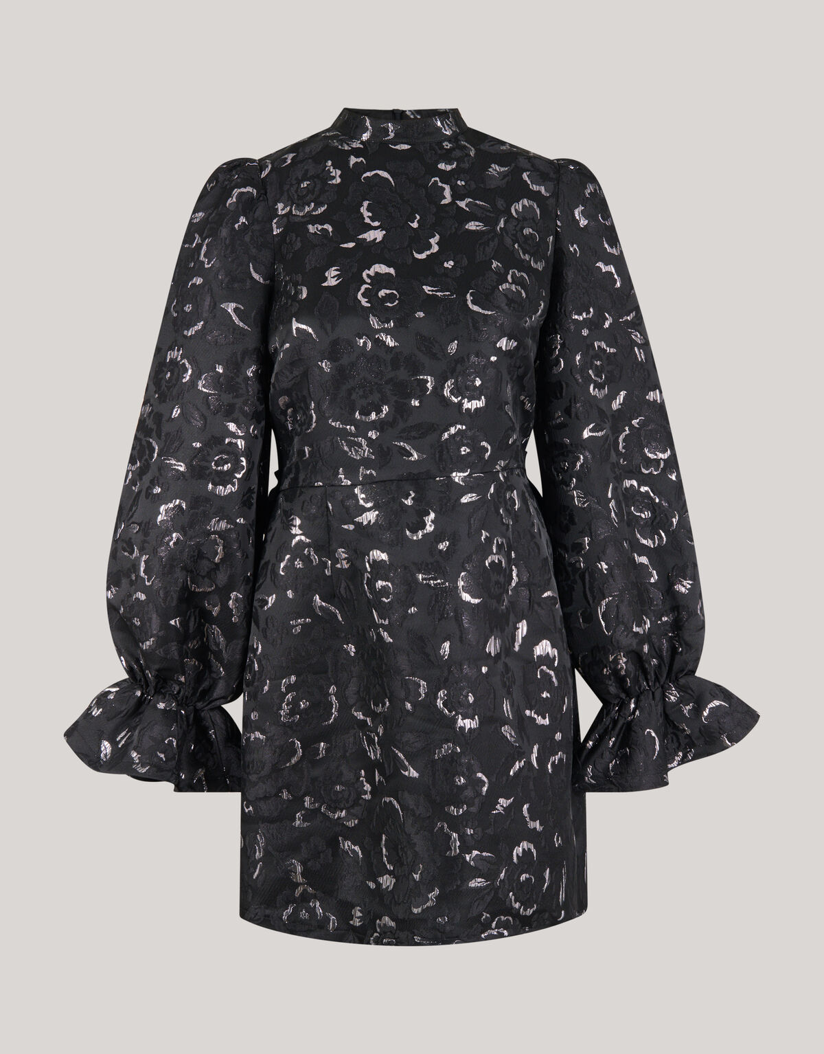 Jacquard Strik Mini Jurk Zwart SHOEBY WOMEN