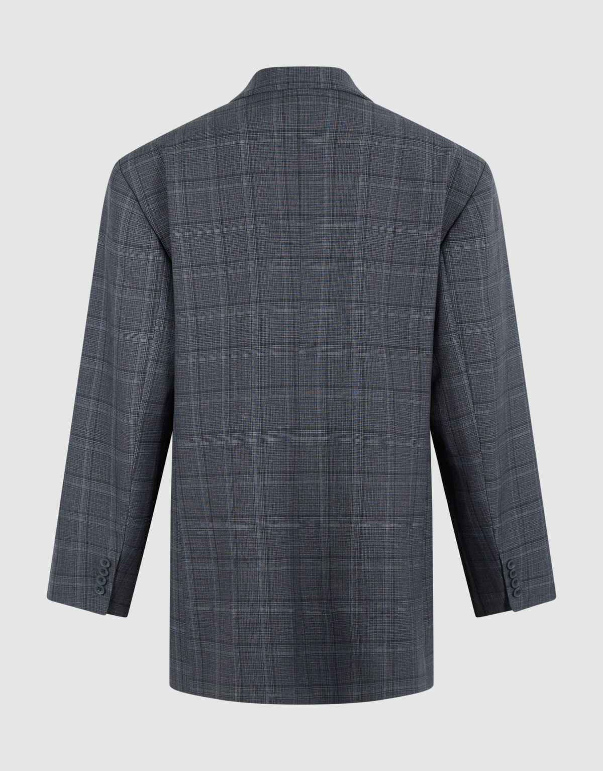 Check Blazer Jurk Donkergrijs SHOEBY WOMEN