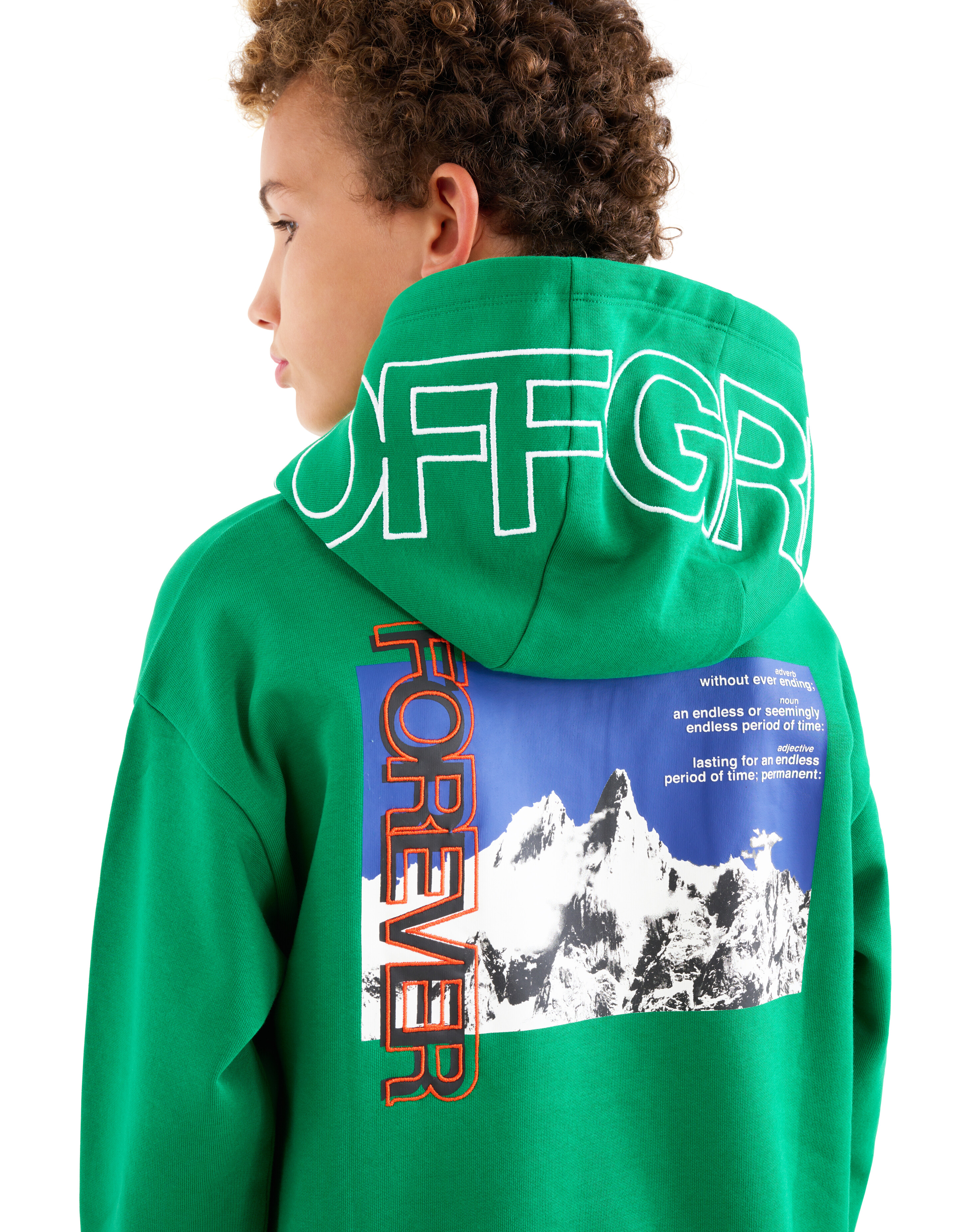 Artwork Hoodie Groen SHOEBY BOYS