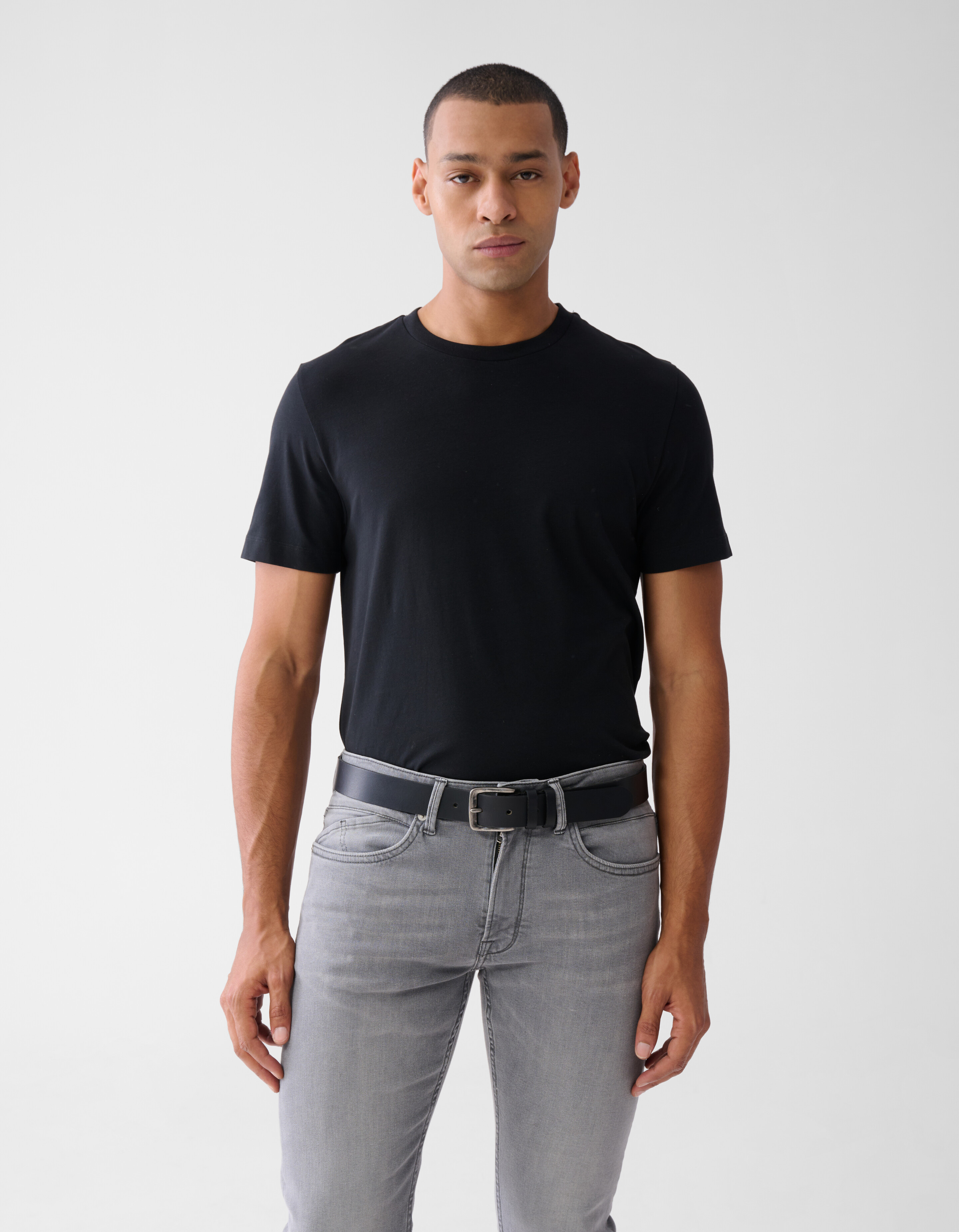 Leren Riem Zwart SHOEBY MEN