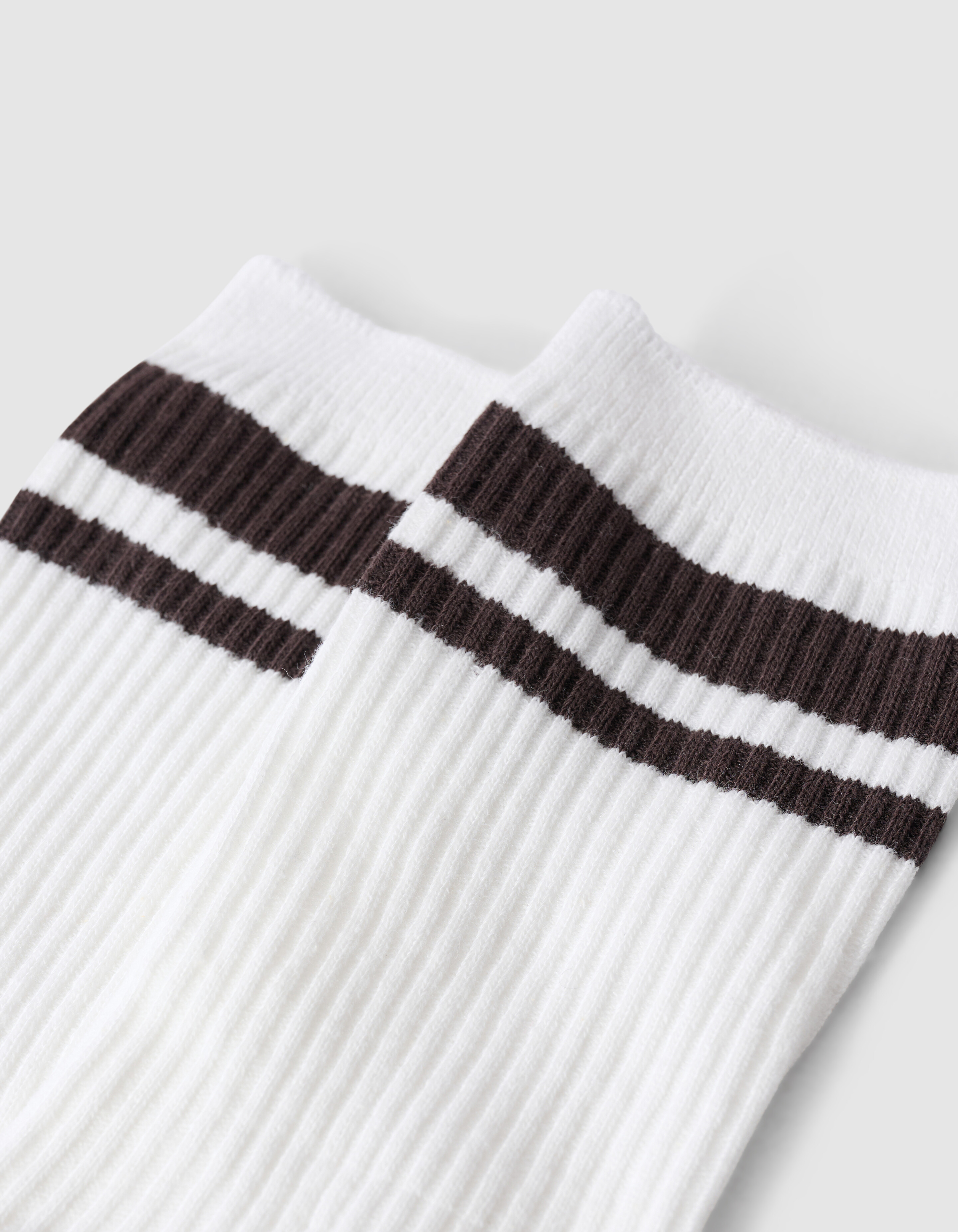 Sporty Streep Sokken Bruin SHOEBY ACCESSOIRES