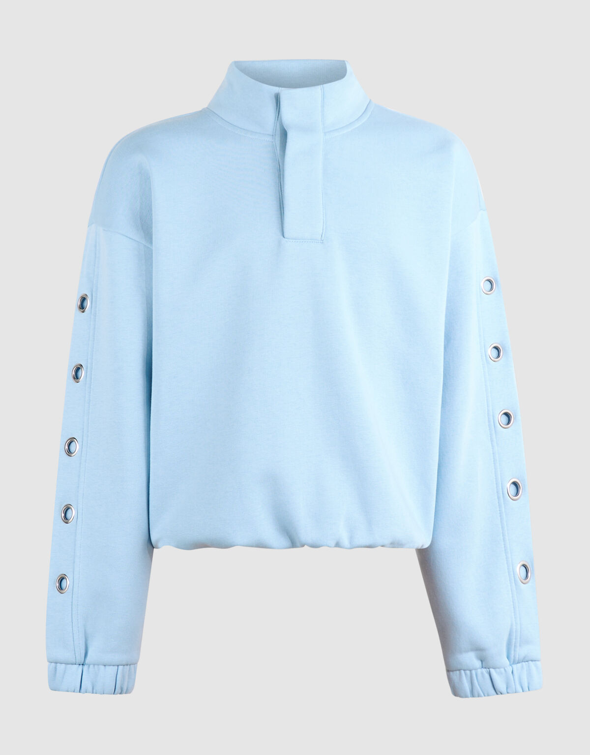 Funnel Neck Sweater Lichtblauw SHOEBY GIRLS