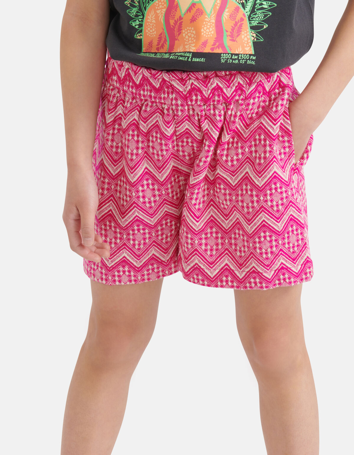 Printed Short Roze SHOEBY GIRLS