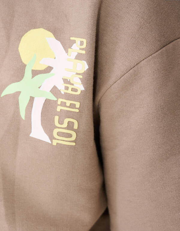 Playa Relaxed T-shirt Taupe SHOEBY BOYS