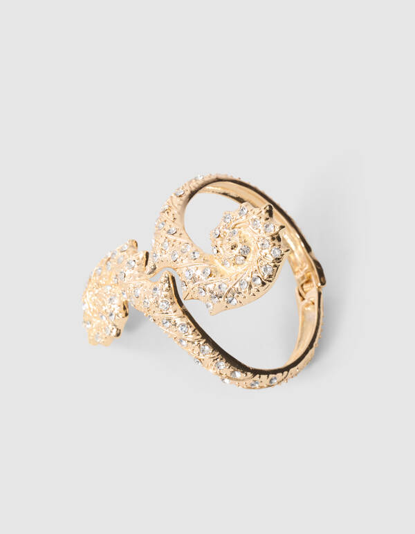 Strass Shell Armband Goud SHOEBY ACCESSOIRES