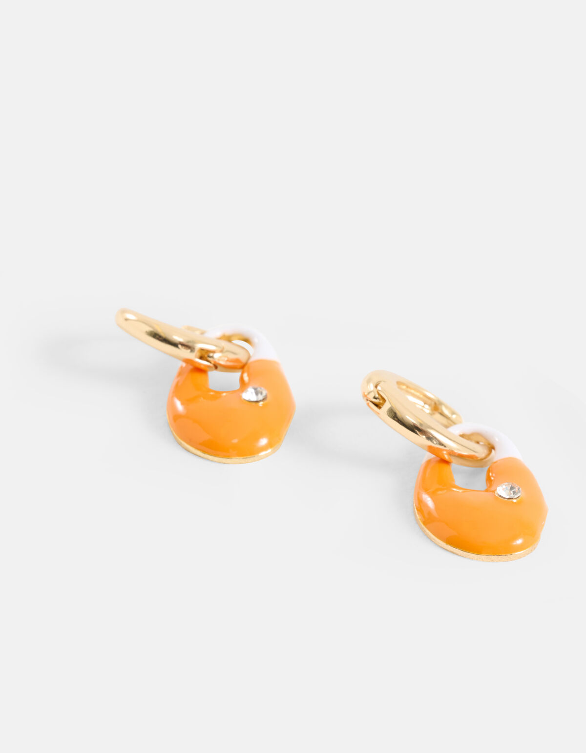 Shell Oorbellen Oranje SHOEBY ACCESSOIRES