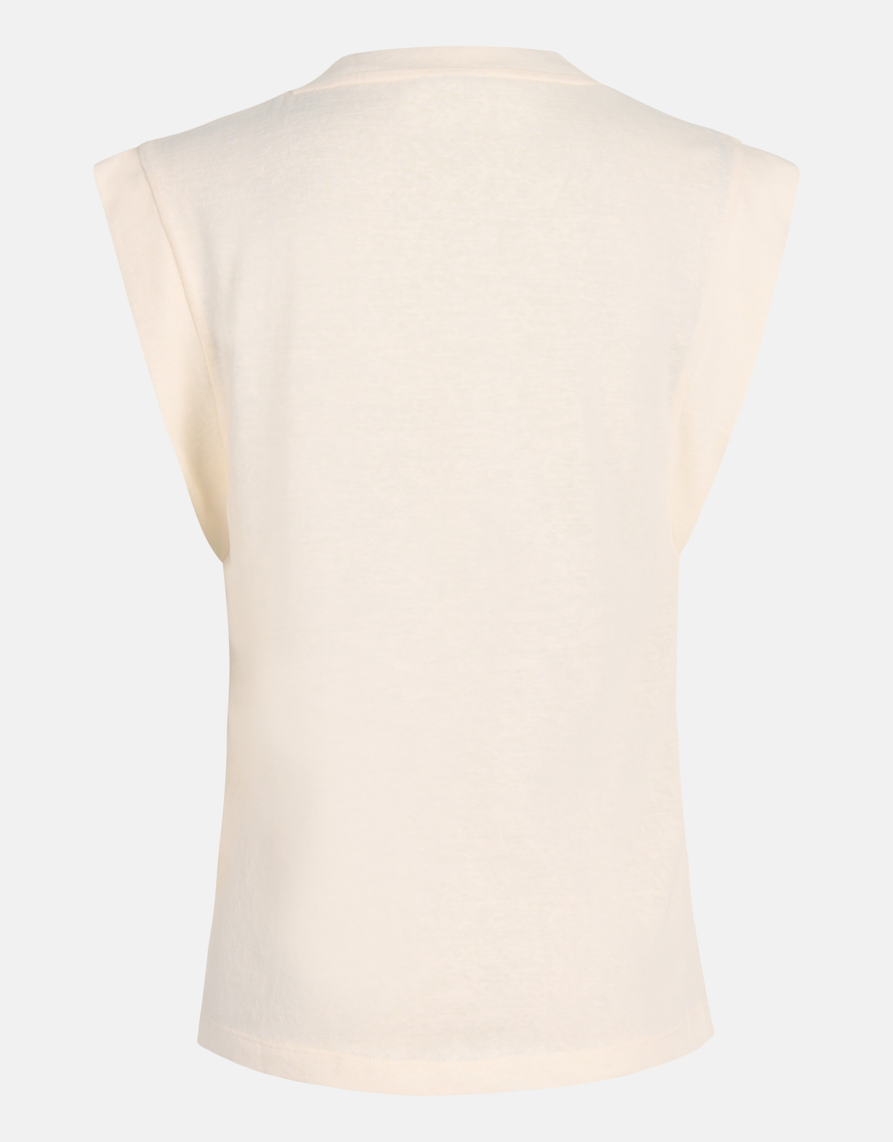 V-hals T-shirt Gebroken Wit SHOEBY WOMEN