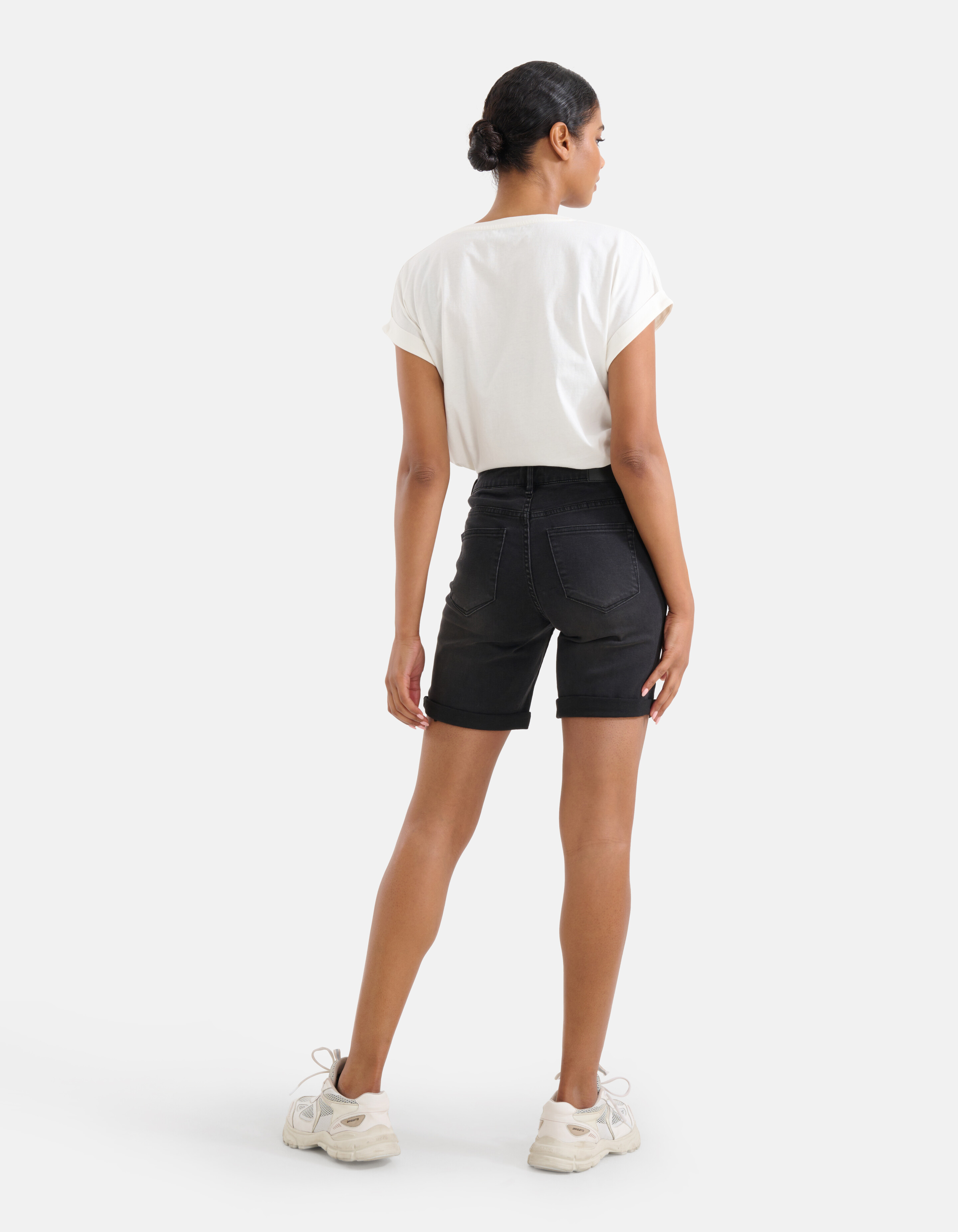 Denim Short Zwart SHOEBY WOMEN