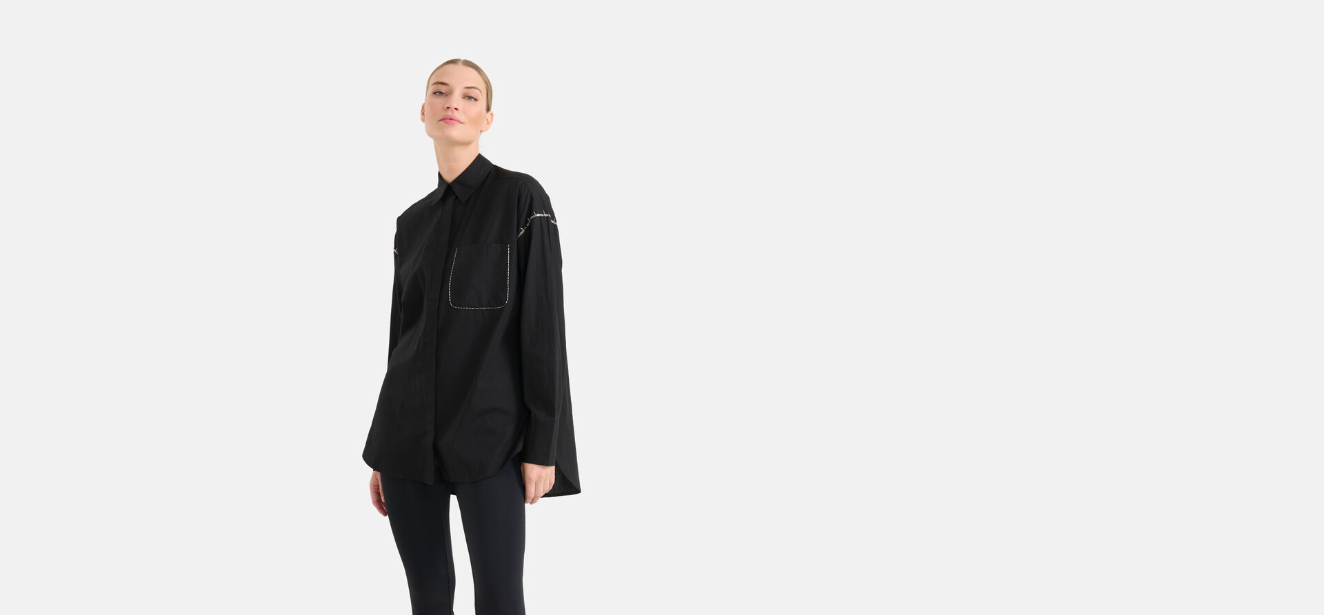 Strass Blouse Zwart By Mieke SHOEBY WOMEN