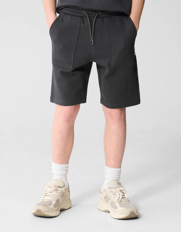Pique Short Donkergrijs SHOEBY BOYS
