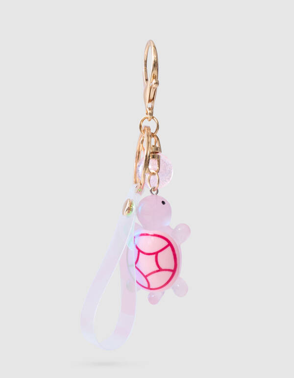 Schildpad Sleutelhanger Roze SHOEBY ACCESSOIRES