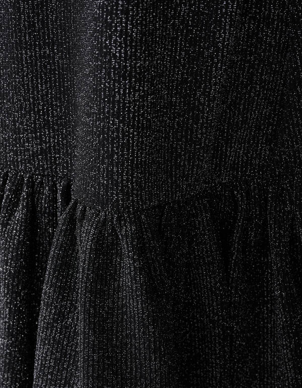 Glitter Balloon Mini Jurk Zwart SHOEBY GIRLS