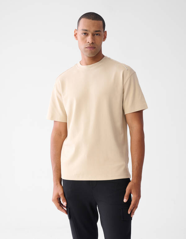 Label T-shirt Zand SHOEBY MEN
