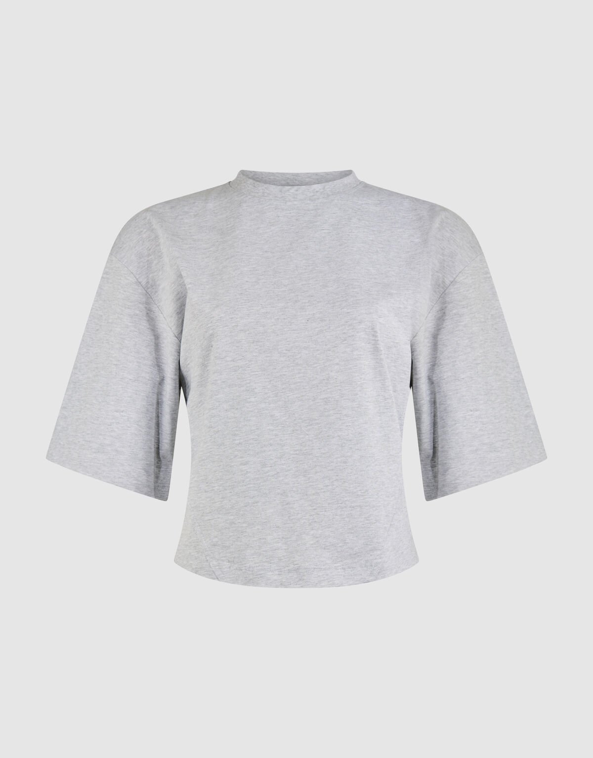Getailleerd T-shirt Lichtgrijs SHOEBY WOMEN