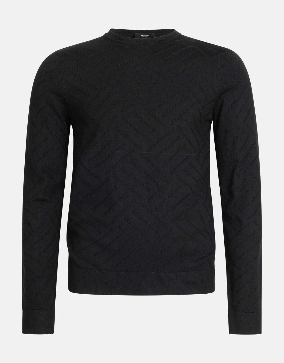 Diagonaal Trui Zwart SHOEBY MEN