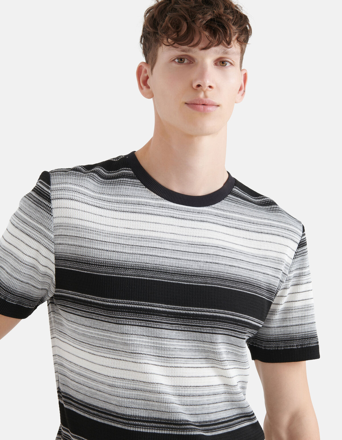 Gradient T-shirt Zwart SHOEBY MEN