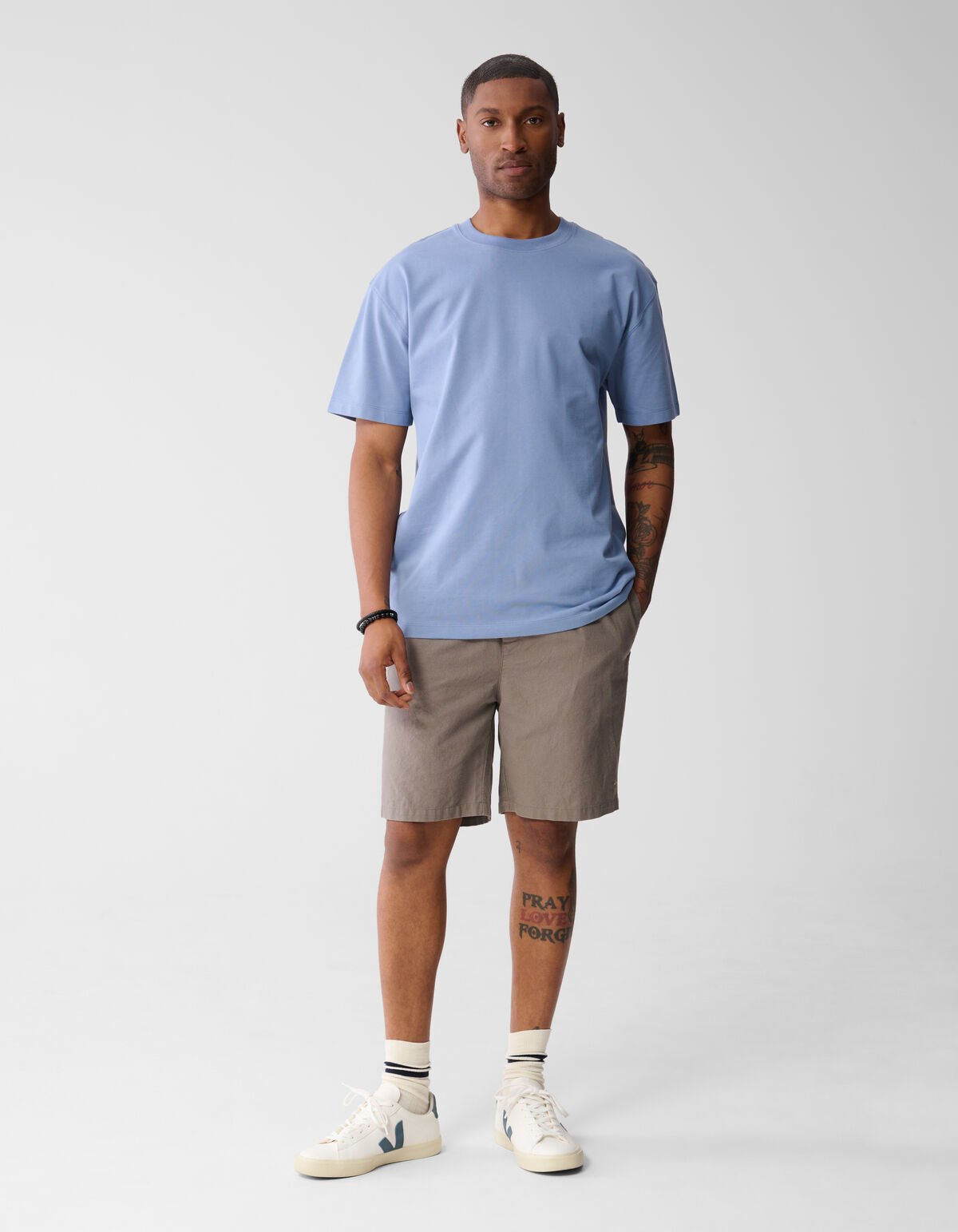 Linnen Short Lichtbruin SHOEBY MEN