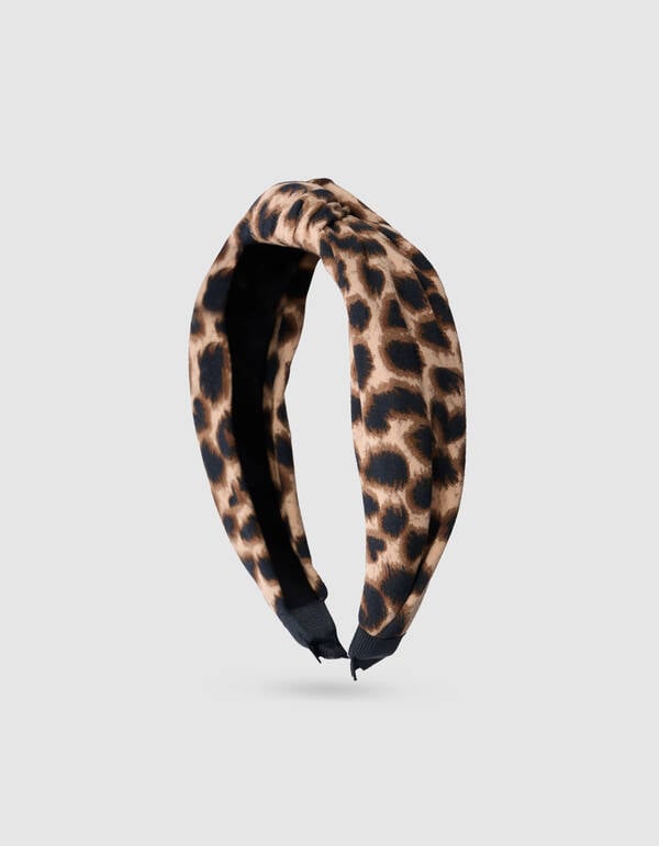 Leopard Haarband Bruin SHOEBY ACCESSOIRES